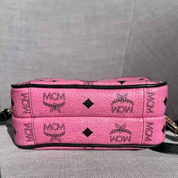 MCM Visetos Pink Crossbody Bag - Picture 6 of 14